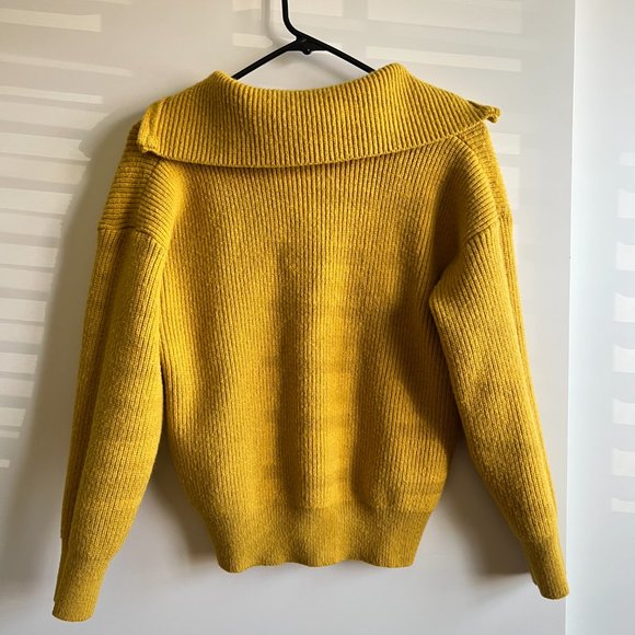 Women Knitted Sweater Half Zip Pullover Size S - Picture 4 of 4